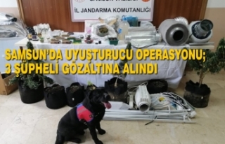 Samsun’da Uyuşturucu Operasyonu; 3 Şüpheli Gözaltına...