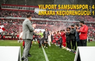 Yılport Samsunspor : 4 – Ankara Keçiörengücü:...