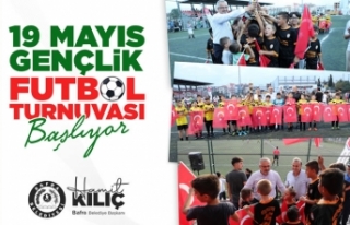 19 Mayıs Gençlik Futbol Turnuvası Başlıyor