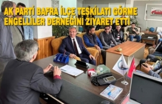 AK Parti Bafra İlçe Teşkilatı Görme Engelliler...