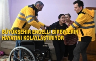 Büyükşehir Engelli Bireylerin Hayatını Kolaylaştırıyor