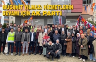 Mücahit Yılmaz: Hizmetlerin Devamı İçin AK Parti