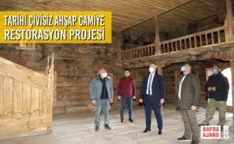 Tarihi Çivisiz Ahşap Camiye Restorasyon Projesi Hazırlanıyor