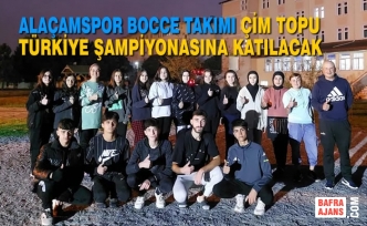 Alaçamspor Bocce Takımı Çim Topu Türkiye Şampiyonasına Katılacak