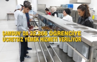 Samsun’ Da 32.266 Öğrenciye Ücretsiz Yemek Hizmeti Veriliyor