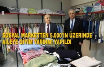 Sosyal Marketten 5.000’in Üzerinde Aileye Giyim Yardımı Yapıldı