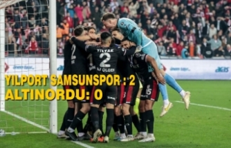 Yılport Samsunspor : 2 – Altınordu: 0
