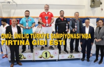 OMÜ; Ünilig Judo Türkiye Şampiyonası’nda Fırtına Gibi Esti