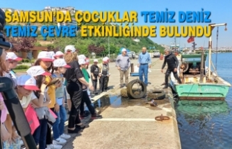 Samsun’da Çocuklar 'Temiz Deniz Temiz Çevre' Etkinliğinde Bulundu
