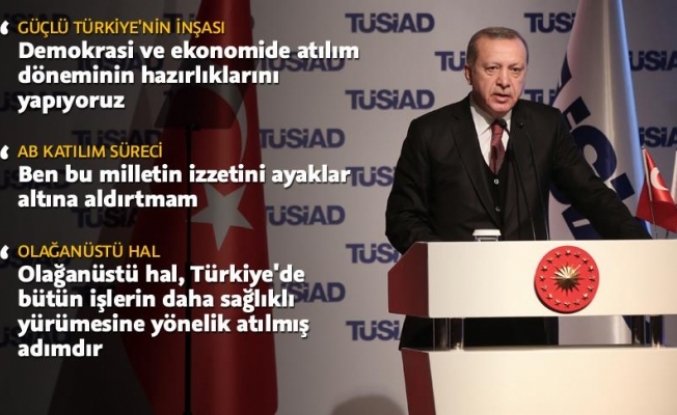 Cumhurbaşkanı Erdoğan, “Operasyona Hazırız”