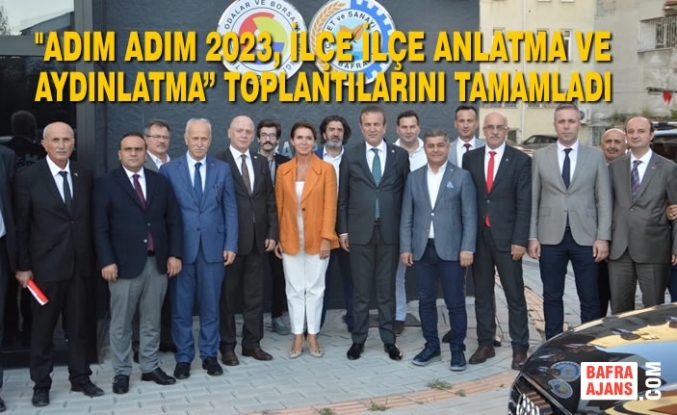 MHP Samsun "Adım Adım 2023, İlçe İlçe Anlatma ve Aydınlatma” Toplantılarını Tamamladı